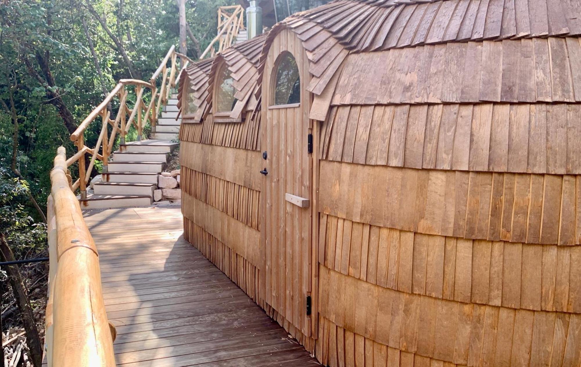 La Forestale Luxury Ecolodge Piano Terra- Appt Acqualagna Exterior foto